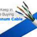 Things to Keep in Mind While Buying Cat6 Cable