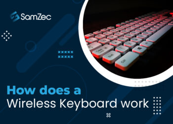 How does a wireless keyboard work
