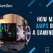 how many amps does a gaming pc use