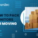 How to pack monitors for moving