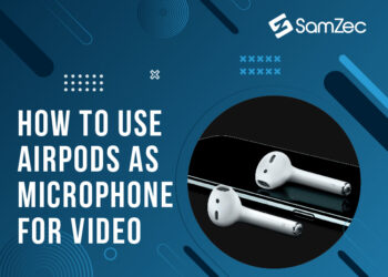 How to use Airpods as microphone for video