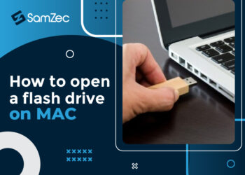 How to open a flash drive on mac
