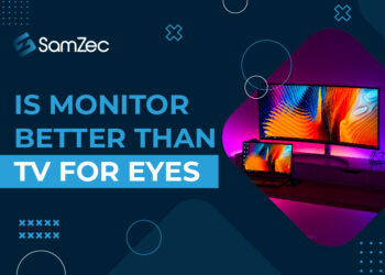 Is monitor better than tv for eyes