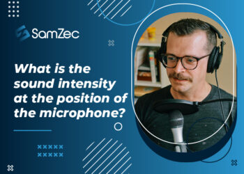 What is the sound intensity at the position of the microphone