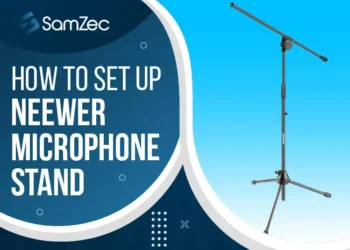 How to set up neewer microphone stand