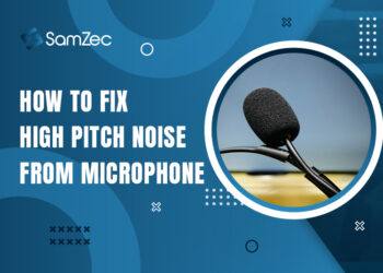 How to fix high pitch noise from microphone