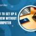 How to set up a modem without a computer