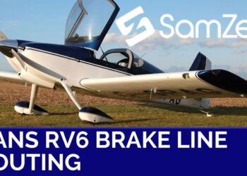 VANS RV6 Brake Line Routing